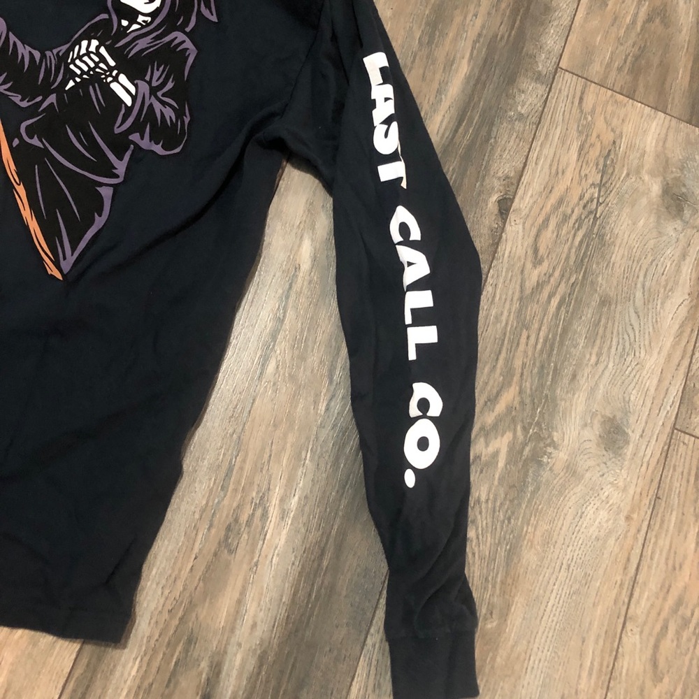 Anti Social Last Call Co. Long Sleeve Grim Reaper Shirt Men’s Small. - Picture 3 of 10